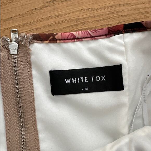 White Fox Boutique - Want Need Love Bustier Crop Top in Purple Brown & Pink - Picture 2 of 3